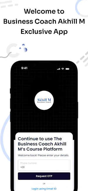 Business Coach Akhill M Screenshot 0
