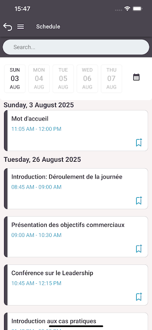 Com&Co Events Screenshot 1