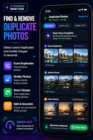 Duplicate Photo Cleaner AI Screenshot 0