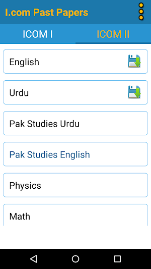 I.com Part 1 & 2 Past Papers Solved – Offline Screenshot 2