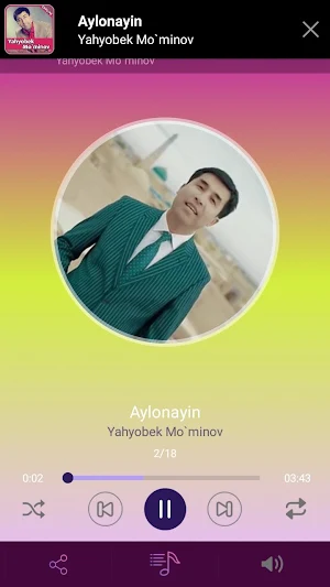 Yahyobek Mo`minov qo'shiqlari Screenshot 2