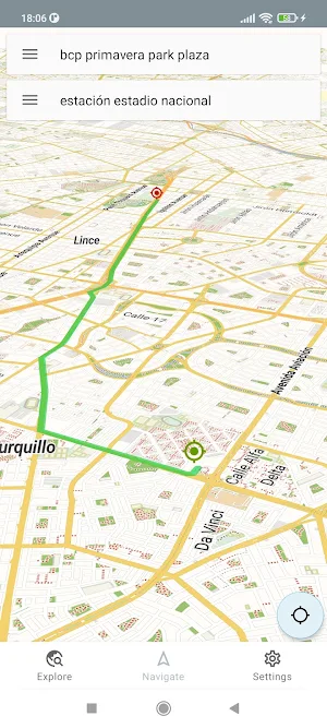 Lima Peru Offline Map Screenshot 1