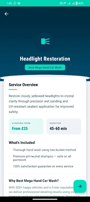 Hand Car Wash Screenshot 0