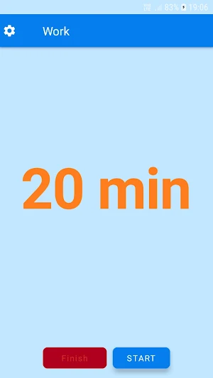 Pomodoro technique timer Screenshot 0