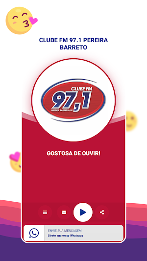 Clube Fm 97.1 Pereira Barreto Screenshot 0
