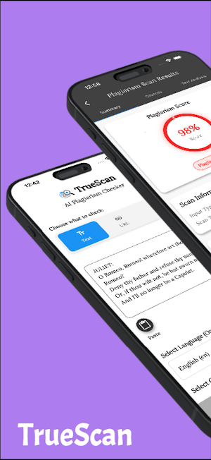 Plagiarism Checker - TrueScan Screenshot 0