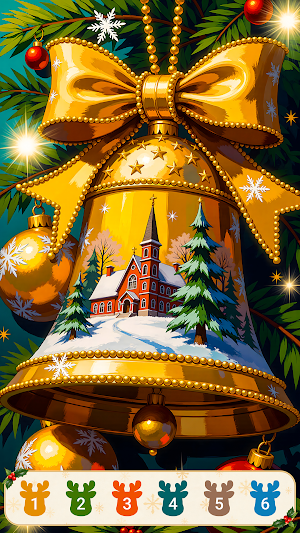 Christmas Joy Color by Number Screenshot 2