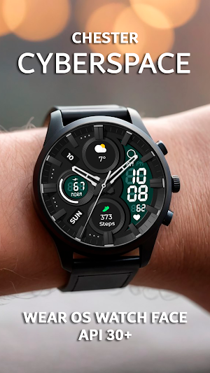 Chester Cyberspace watch face Screenshot 0