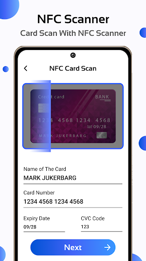 NFC : Credit Card Reader (EMV) Screenshot 2