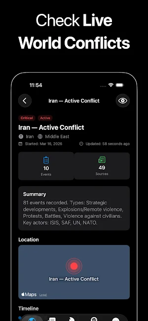 World Monitor App Screenshot 2