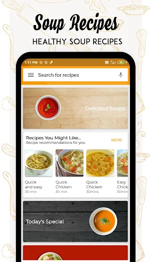 Soup Recipes Screenshot 0