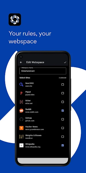 Webspace Screenshot 3