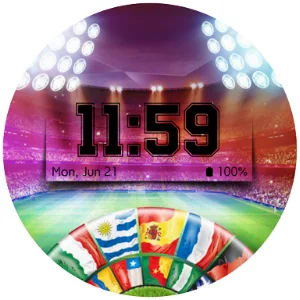 Watch Face Wear OS Football Screenshot 2