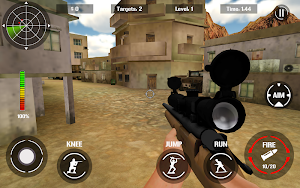 Sniper Shooting Desert Combat Screenshot 0