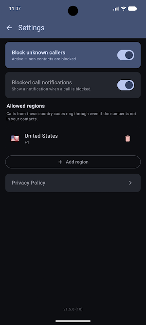 Call Guard Screenshot 2