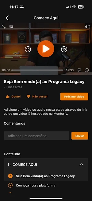 MentoriaApp Screenshot 2