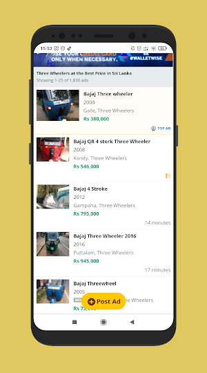 Vehicle Market Lanka -Buy&Sell Screenshot 3