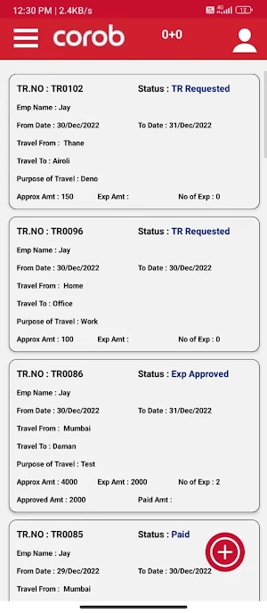 CoroBTravel Beta Screenshot 1