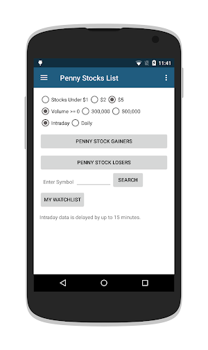 Penny Stocks - Gainers & Losers Screenshot 0