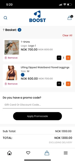 Boost Sportswear Screenshot 3