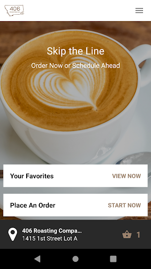 406 Roasting Company Screenshot 1