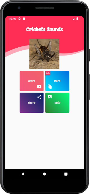 Crickets Sounds Screenshot 0