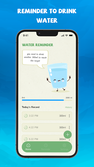 Drink Water Reminder & Tracker Screenshot 0