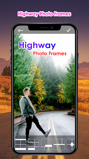 Highway - Road Photo Frames Screenshot 1