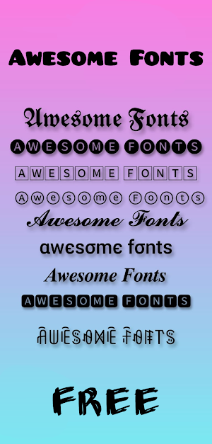 Awesome Fonts for Instagram Screenshot 0