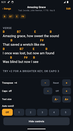 Gig Chord Book Screenshot 0
