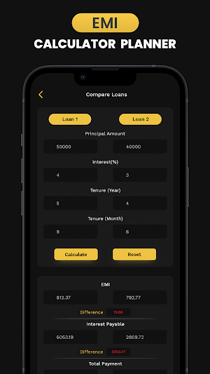 EMI Calculator - Loans Planner Screenshot 3