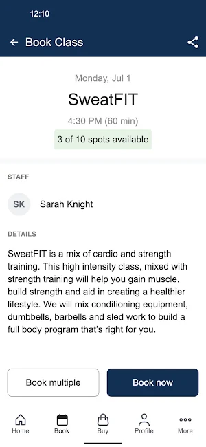 Knight Fitness NJ Screenshot 2