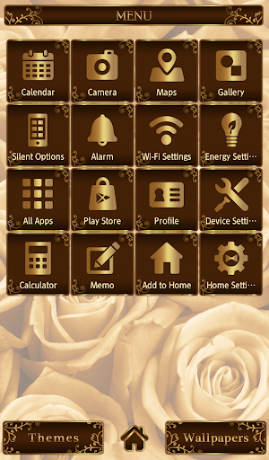 Gold Rose Theme Screenshot 1