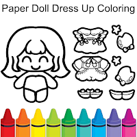 Paper Doll : Dress Up Coloring