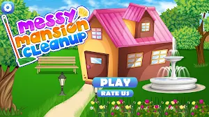 Messy Mansion Cleanup: Family Home Cleaning Game Screenshot 0