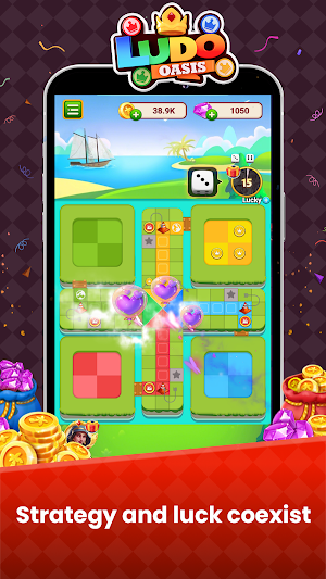 Ludo Oasis Dice Board Game Screenshot 1
