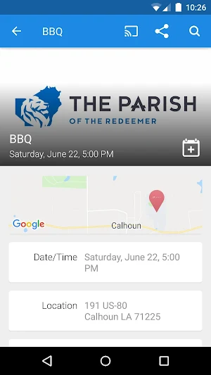 The Parish of the Redeemer Screenshot 2