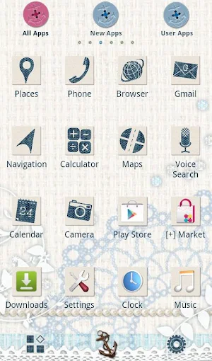 -Natural Marine- Theme +HOME Screenshot 1
