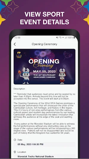 SEA Games 2023 Screenshot 3