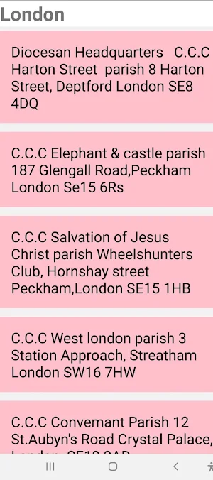 C.C.C  UK Parishes and Harvest Screenshot 2