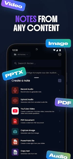 Note, Feynman | Briefly AI Screenshot 1