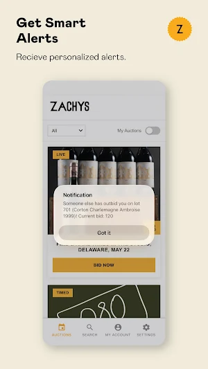 Zachys Wine Auctions Screenshot 3