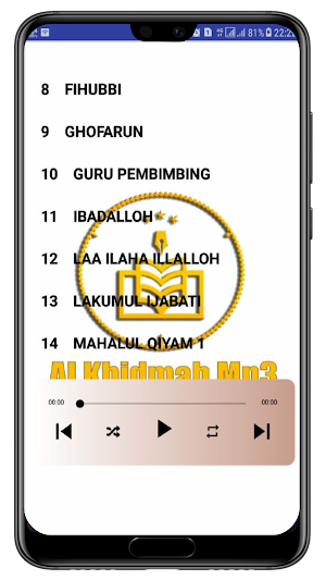 Al Khidmah Mp3 Screenshot 1