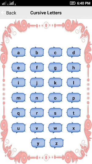 learn english alphabet letters Screenshot 2