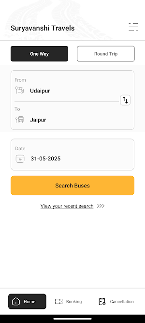 Suryavanshi Travels Screenshot 1