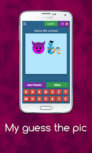 Emoji quiz: guess the cartoon Screenshot 0
