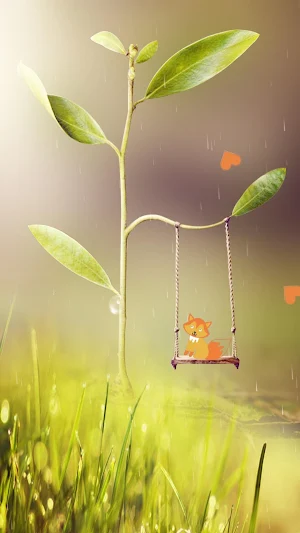Green Spring Live Wallpaper Screenshot 3