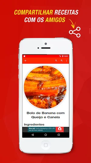 Receitas de Bolo de Banana Screenshot 0