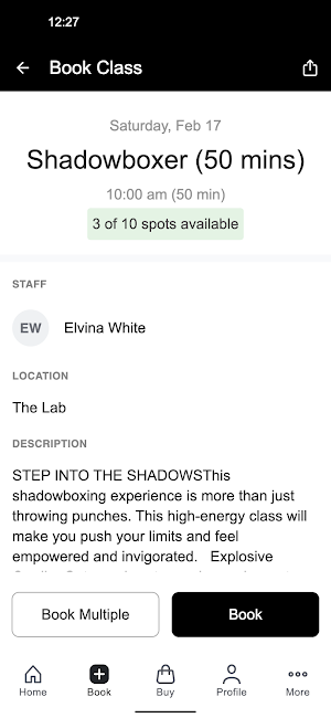 The Lab Athletic Club Screenshot 2