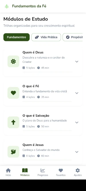 Fundamentos da Fé Screenshot 1